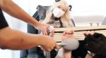 露出度を上げて迫ってきやがったサキュバスにおしおき【脚を固定して徹底的に生足裏くすぐり】